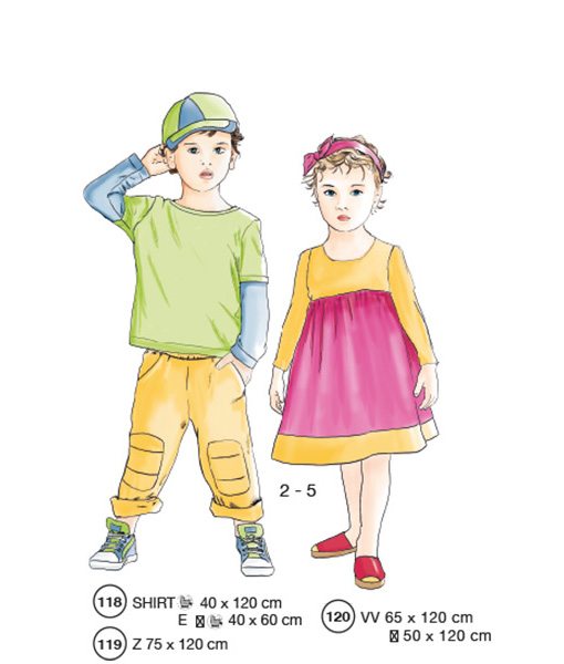 Sewing Patterns for Children, Model 118,119 and 120 from Supplement 293 ...